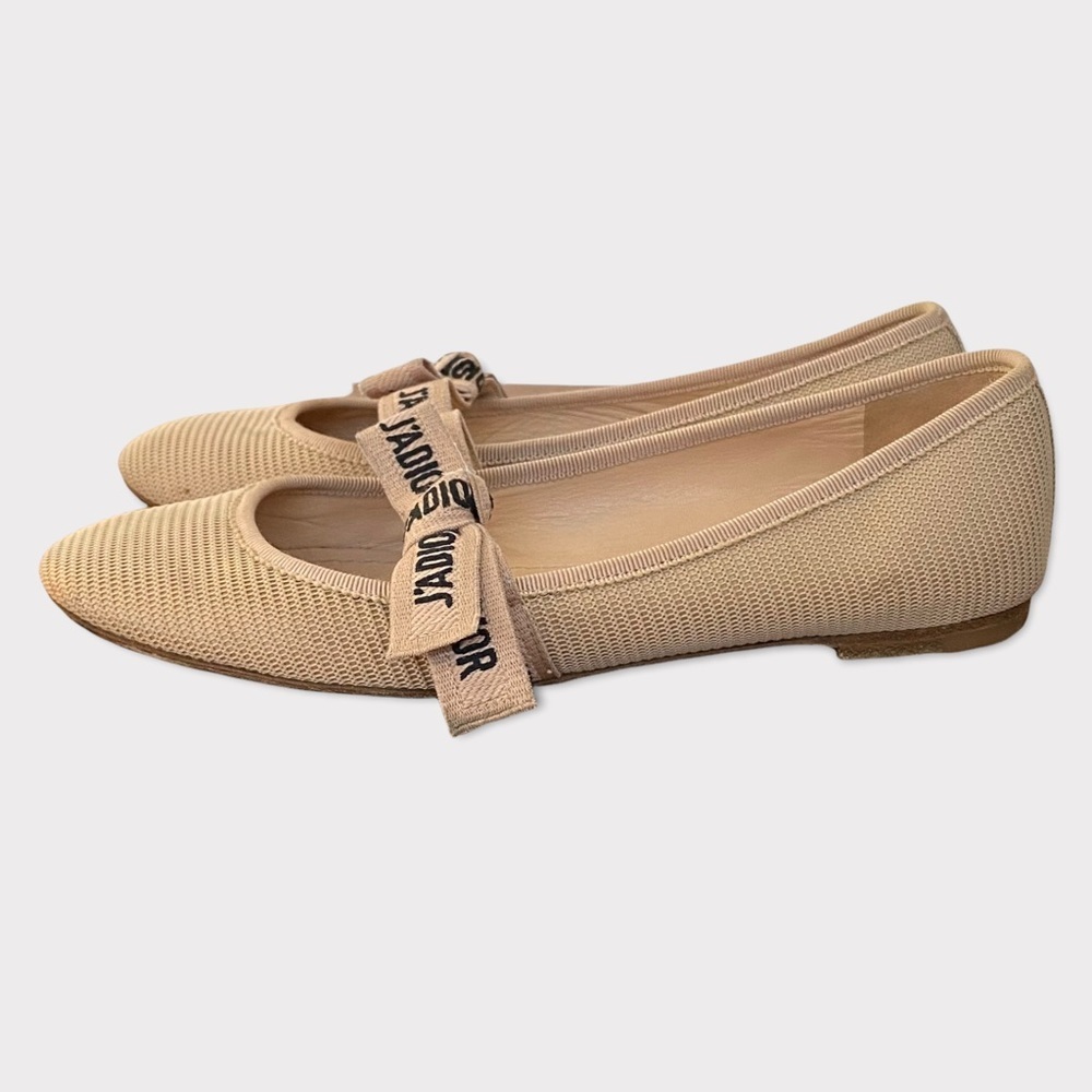 Christian Dior J'Adior  Miss J ballerina flats  shoe Excellent condition - Picture 3 of 6